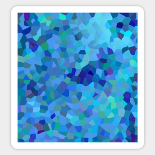 Blue Abstract Texture Sticker